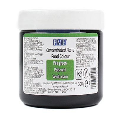 Χρώμα ζαχαροπλαστικής πάστα πράσινο green 300γρ PME