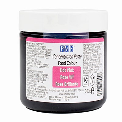 Χρώμα ζαχαροπλαστικής πάστα ροζ hot pink 300γρ PME