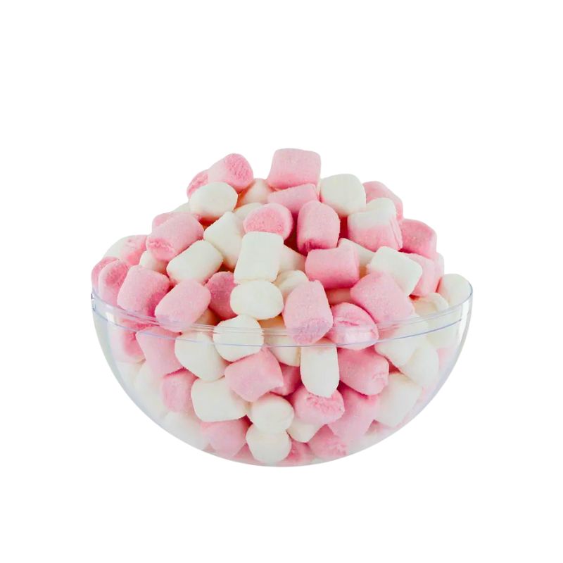 Marshmallow κιμωλίες λευκές ροζ μικρές 1 κιλό