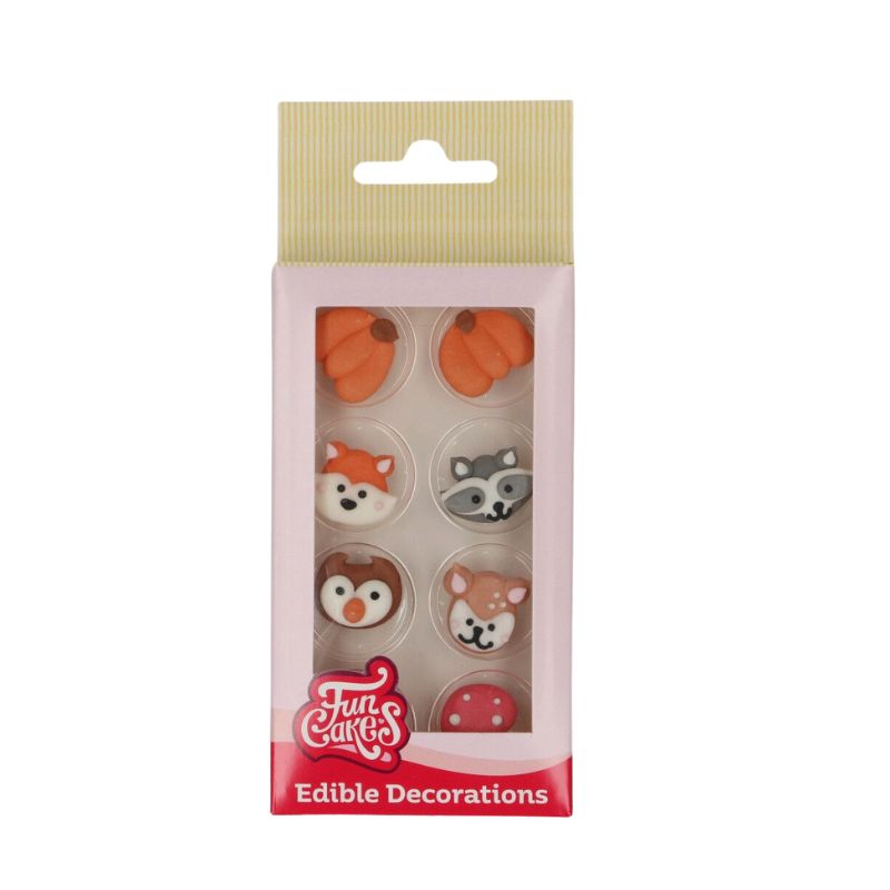 Ζώα του δάσους 8τεμ ζαχαρωτά Funcakes