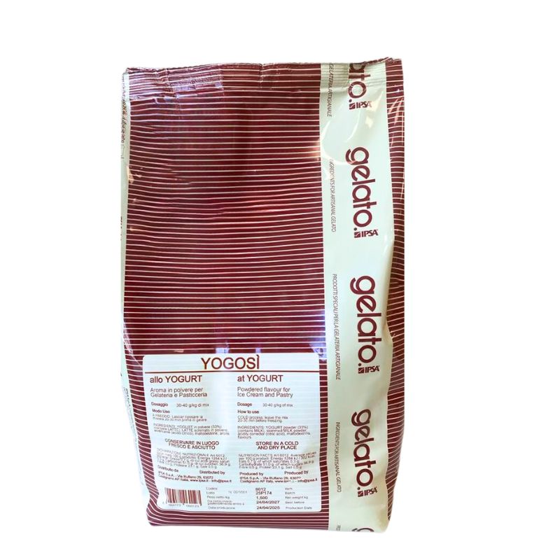 Γεύση παγωτού σε σκόνη γιαούρτι Yogosi 1,5 κιλό IPSA