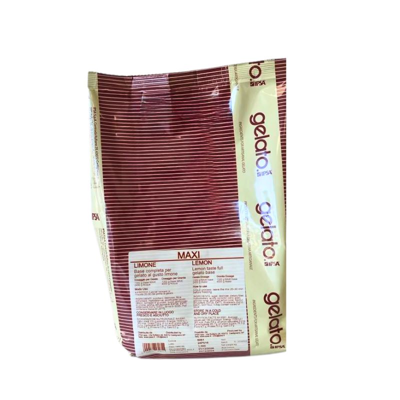 Μίγμα για παγωτό MAXI λεμόνι 1,3 κιλά IPSA