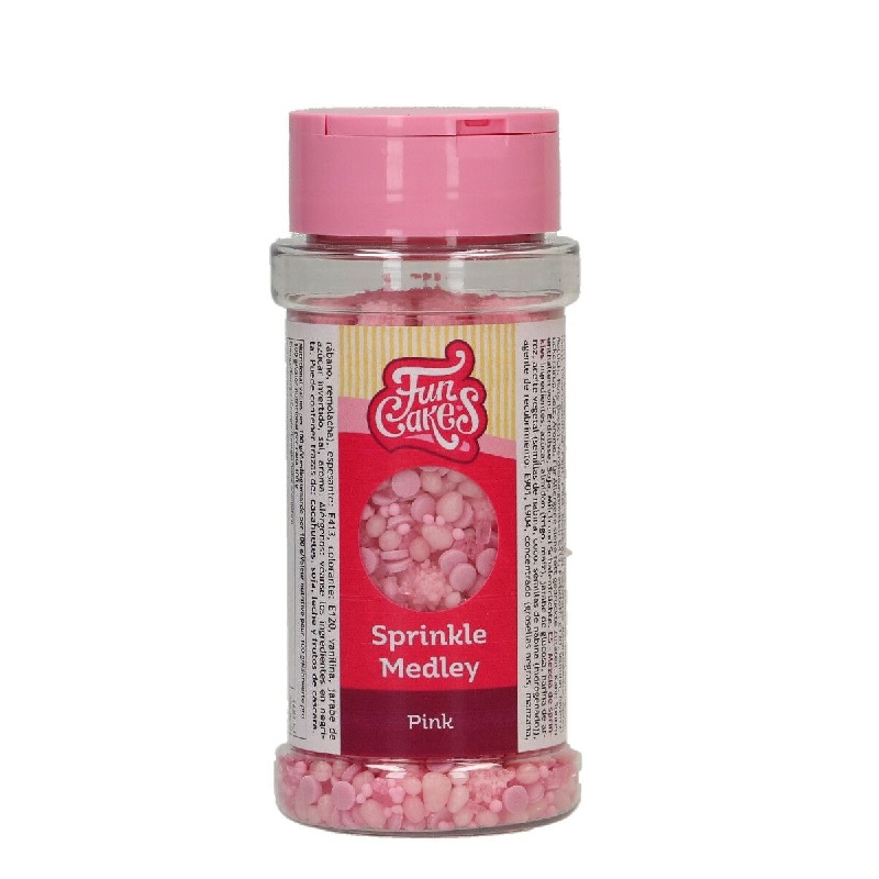 Sprinkles ροζ medley 70γρ Funcakes