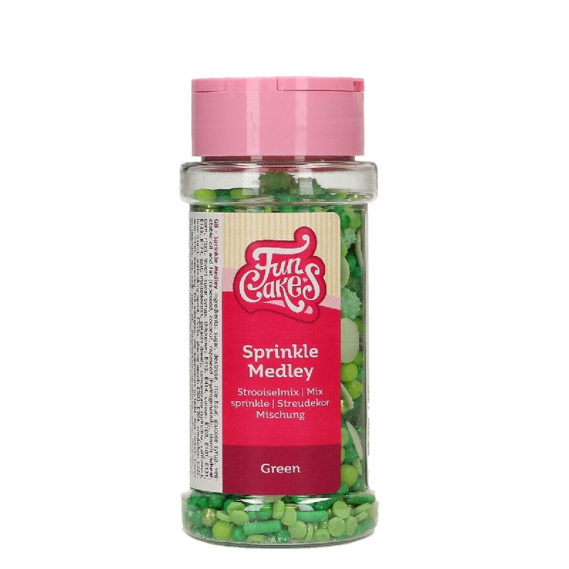 Sprinkles πράσινο medley 65γρ Funcakes