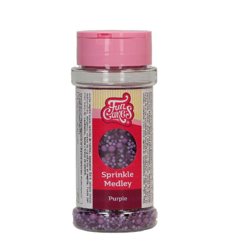 Sprinkles μωβ medley 70γρ Funcakes