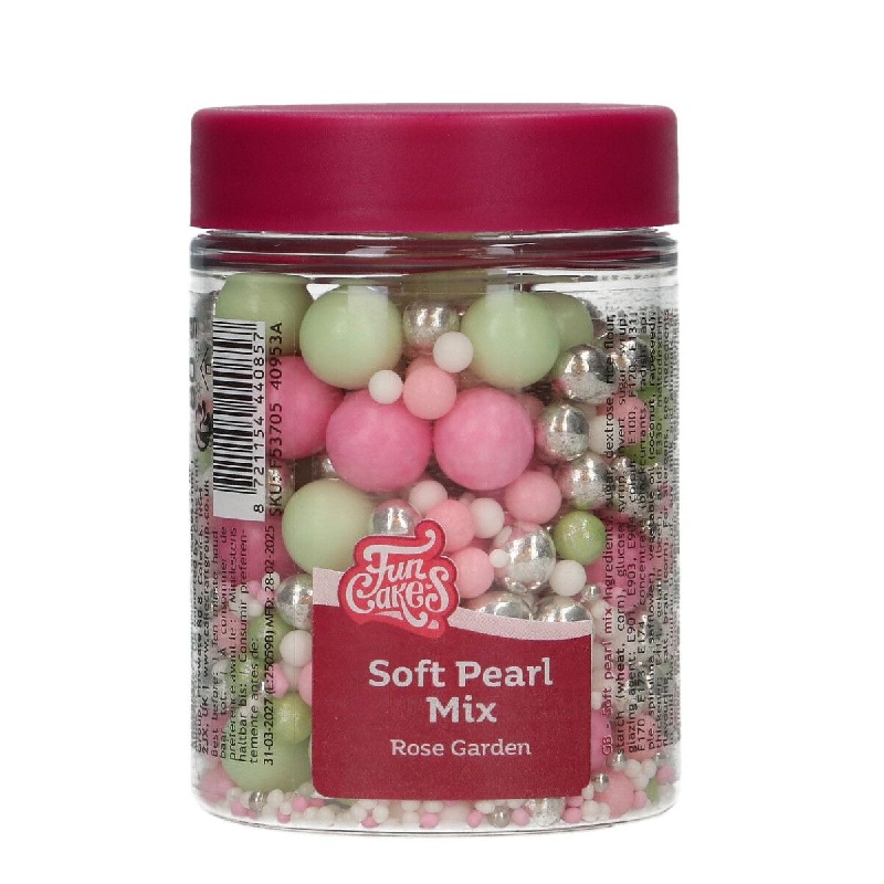 Πέρλες rose garden soft 80γρ Funcakes
