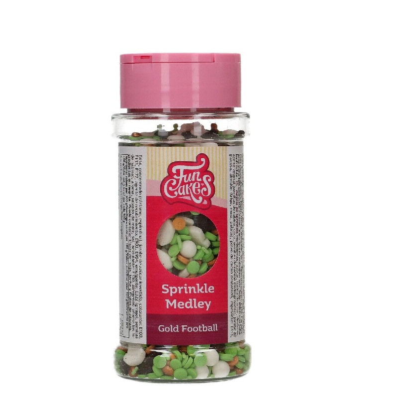 Sprinkles ποδόσφαιρο gold medley 65γρ Funcakes