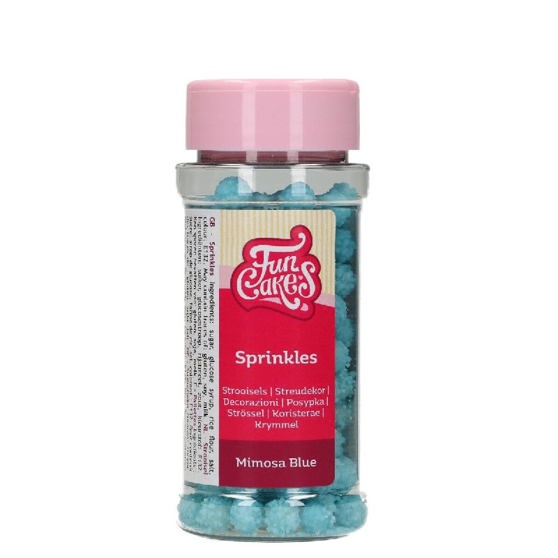 Βρώσιμες μπαλίτσες mimosa μπλε 45γρ Funcakes