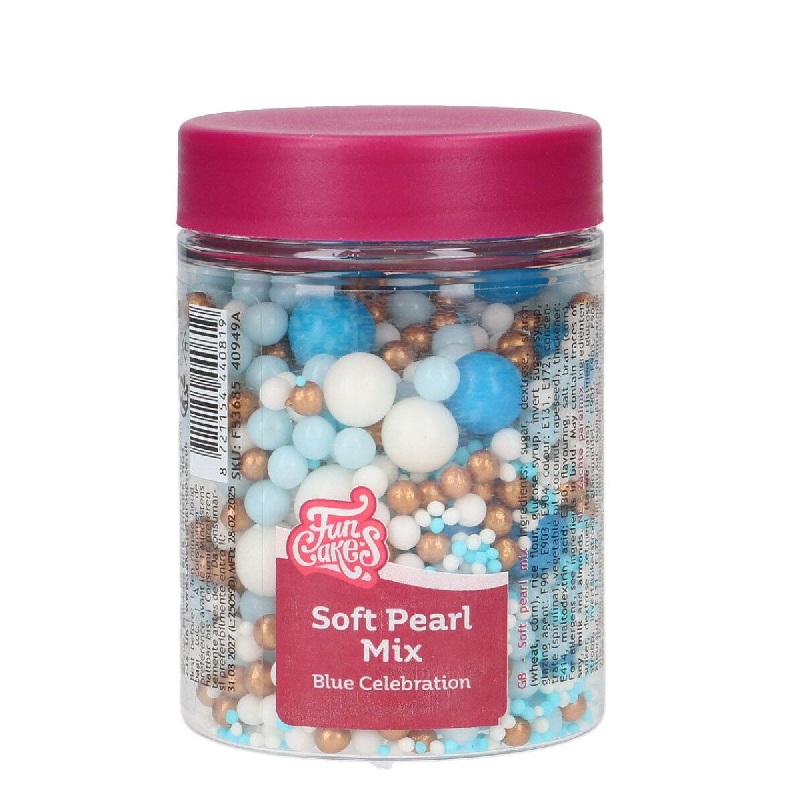Πέρλες blue celebration soft 80γρ Funcakes