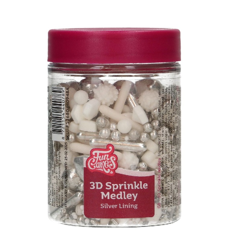 Sprinkles silver lining medley 70γρ Funcakes