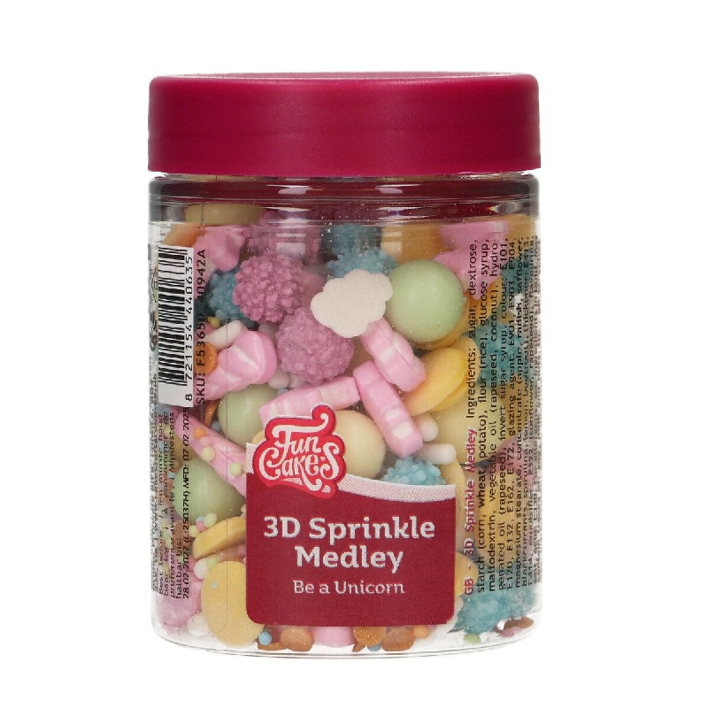 Sprinkles be a unicorn medley 70γρ Funcakes