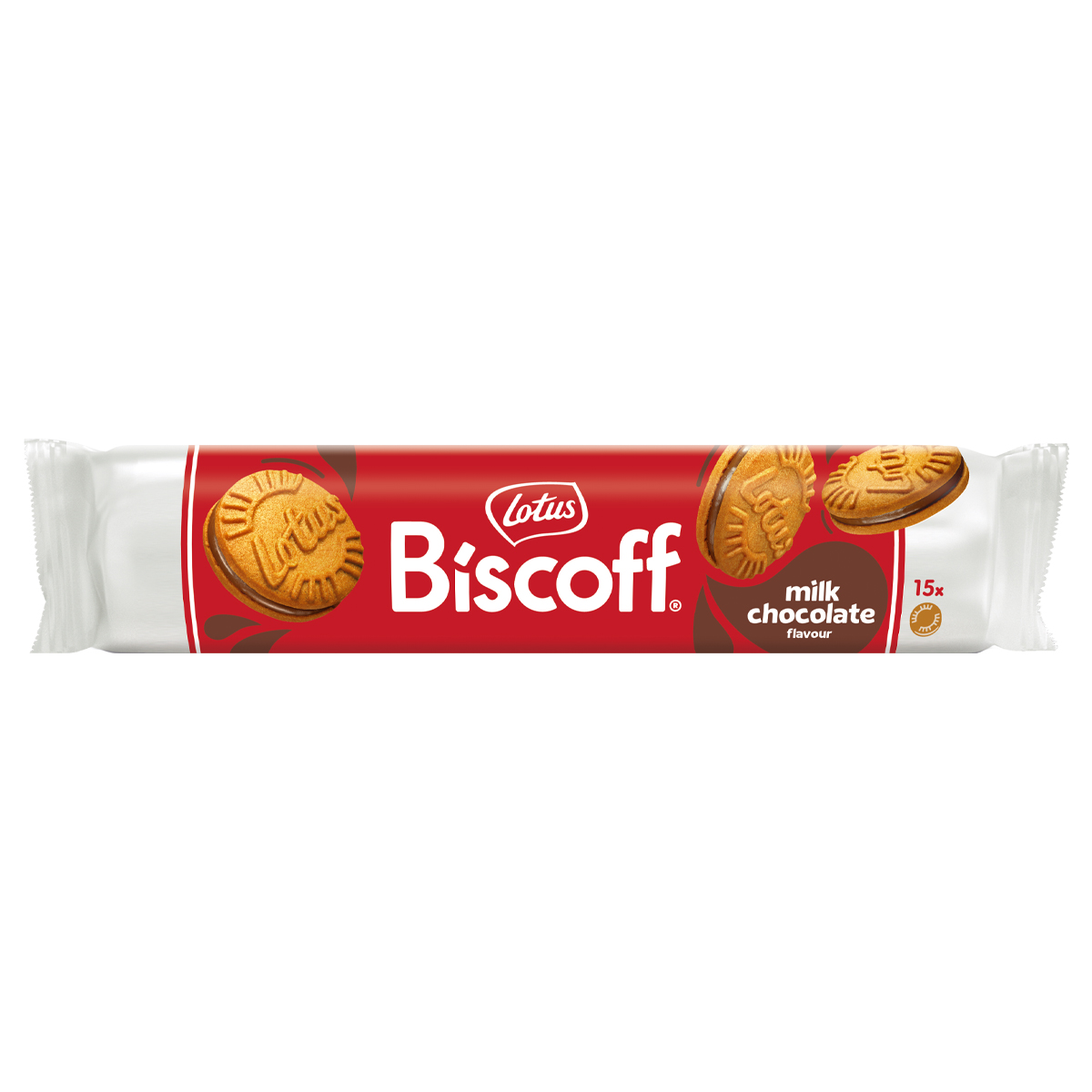 Lotus Biscoff μπισκότα γεμιστά με σοκολάτα γάλακτος150γρ