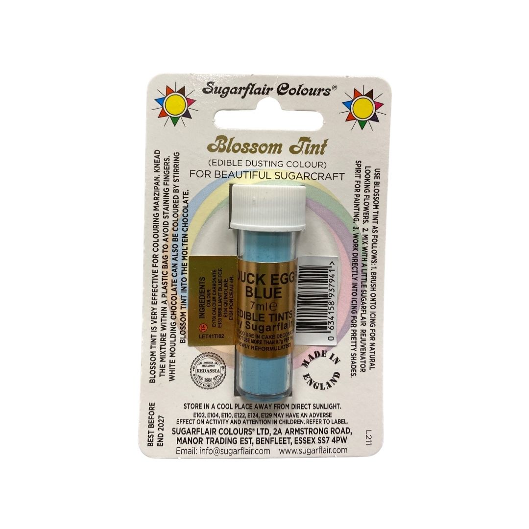 Χρώμα σκόνη γαλάζιο duck egg 7ml Sugarflair